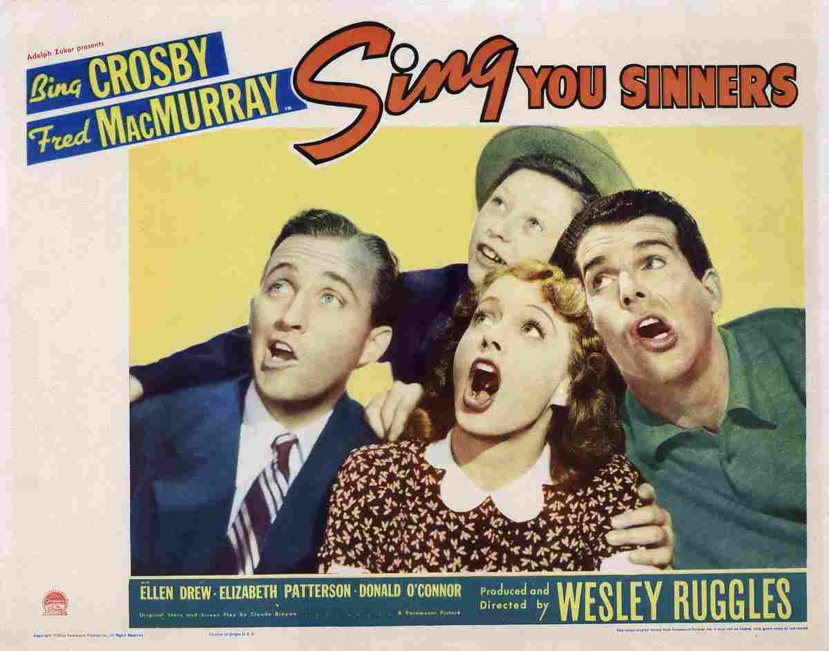 Sing You Sinners 02  film star poster A4 Photo Print