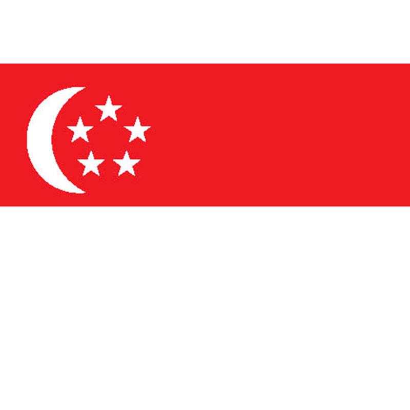 Singapore Flag N1747 A4 Photo Print