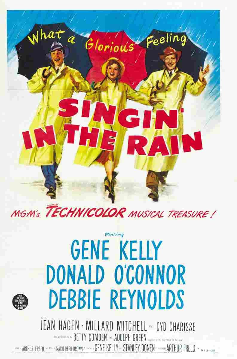 Singin in the Rain 01  film star poster A4 Photo Print