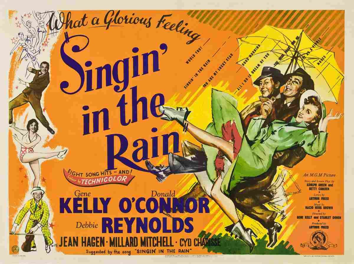 Singin in the Rain 02  film star poster A4 Photo Print