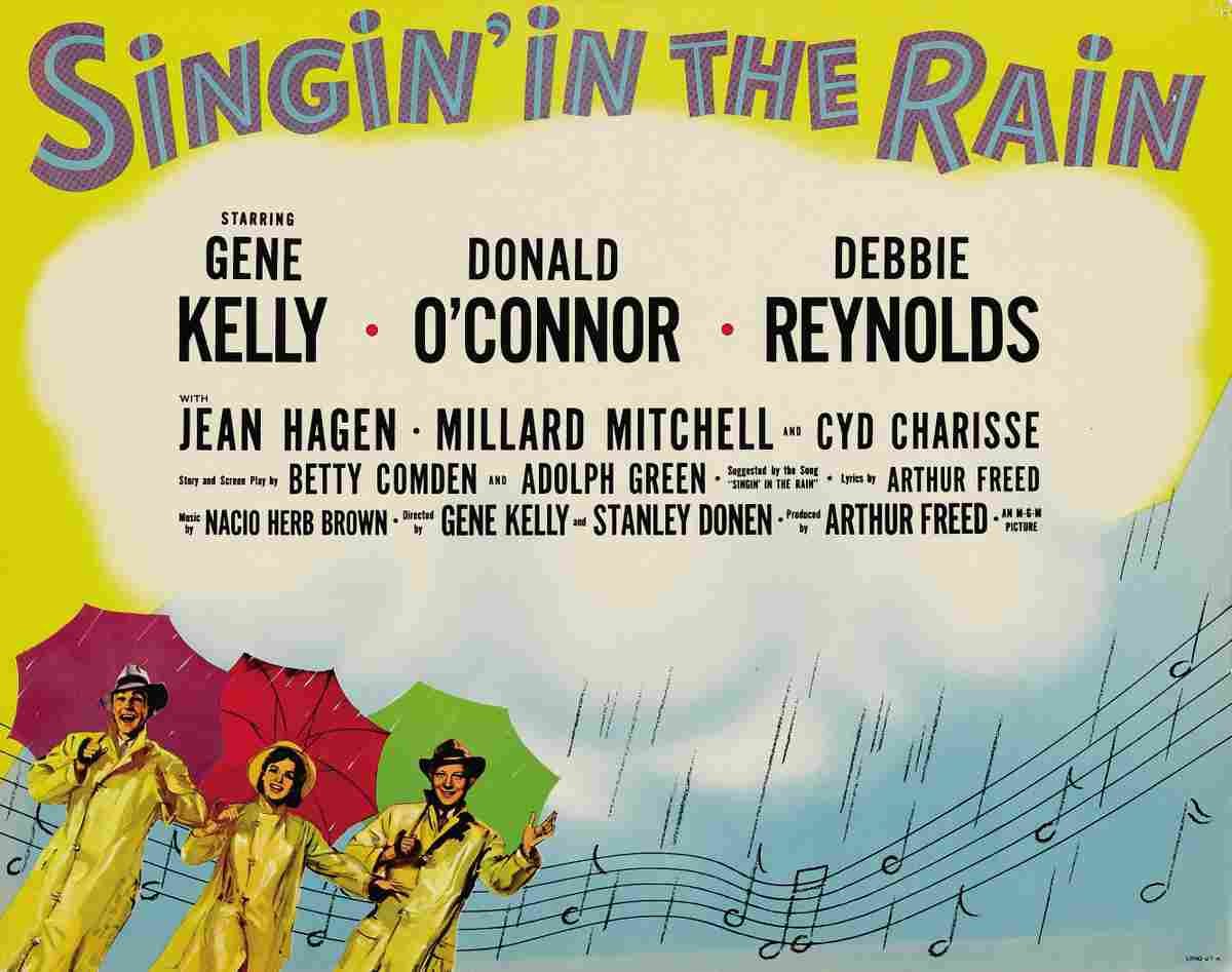 Singin in the Rain 03  film star poster A4 Photo Print