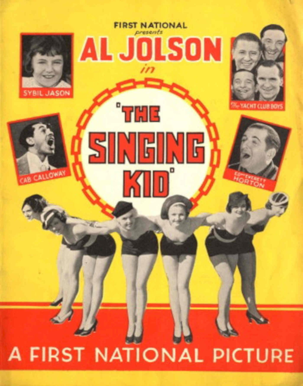 Singing Kid Olson 1930s Vintage Retro Advert Poster