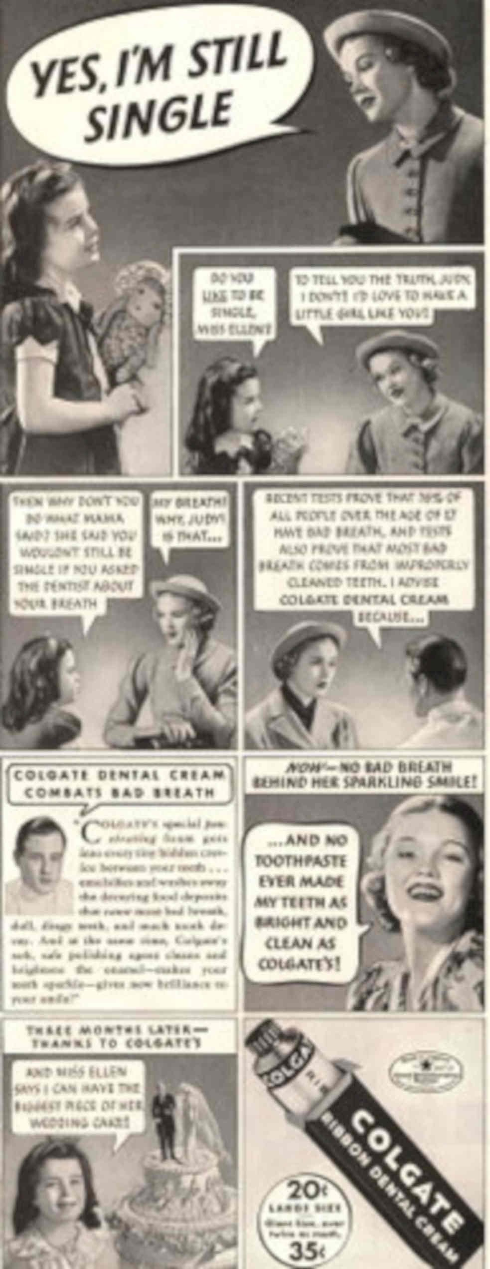 Single Women Cakes 1930s Vintage Retro Advert Poster