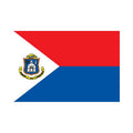 Sintmaarten Island Flag N5111 A4 Photo Print