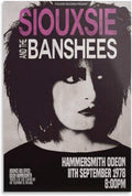 Siouxsie & Banshees Hammersmith 11 Sept 1978 Punk Flyer A4 Photo Print