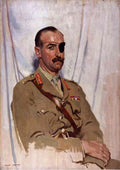 Sir Adrian Carton de Wiart by Sir William Orpen contrast A4 Photo Print