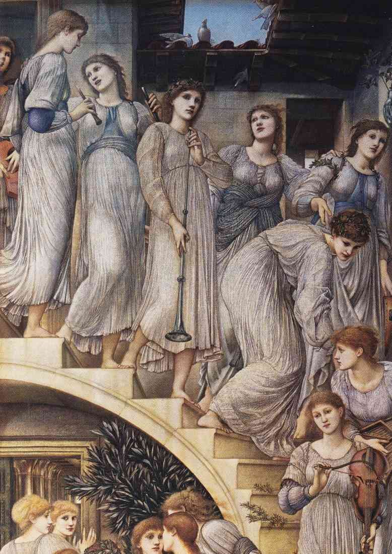 Sir Edward Burne Jones The golden stairs 1880 Burne Jones Sir Edward Burne4 cropped A4 Photo Print