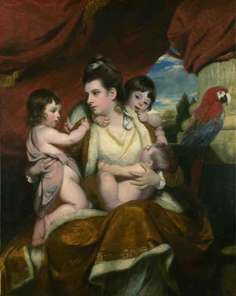 Sir Joshua Reynolds Lady Cockburn and her Three Eldest Sons A4 Photo Print