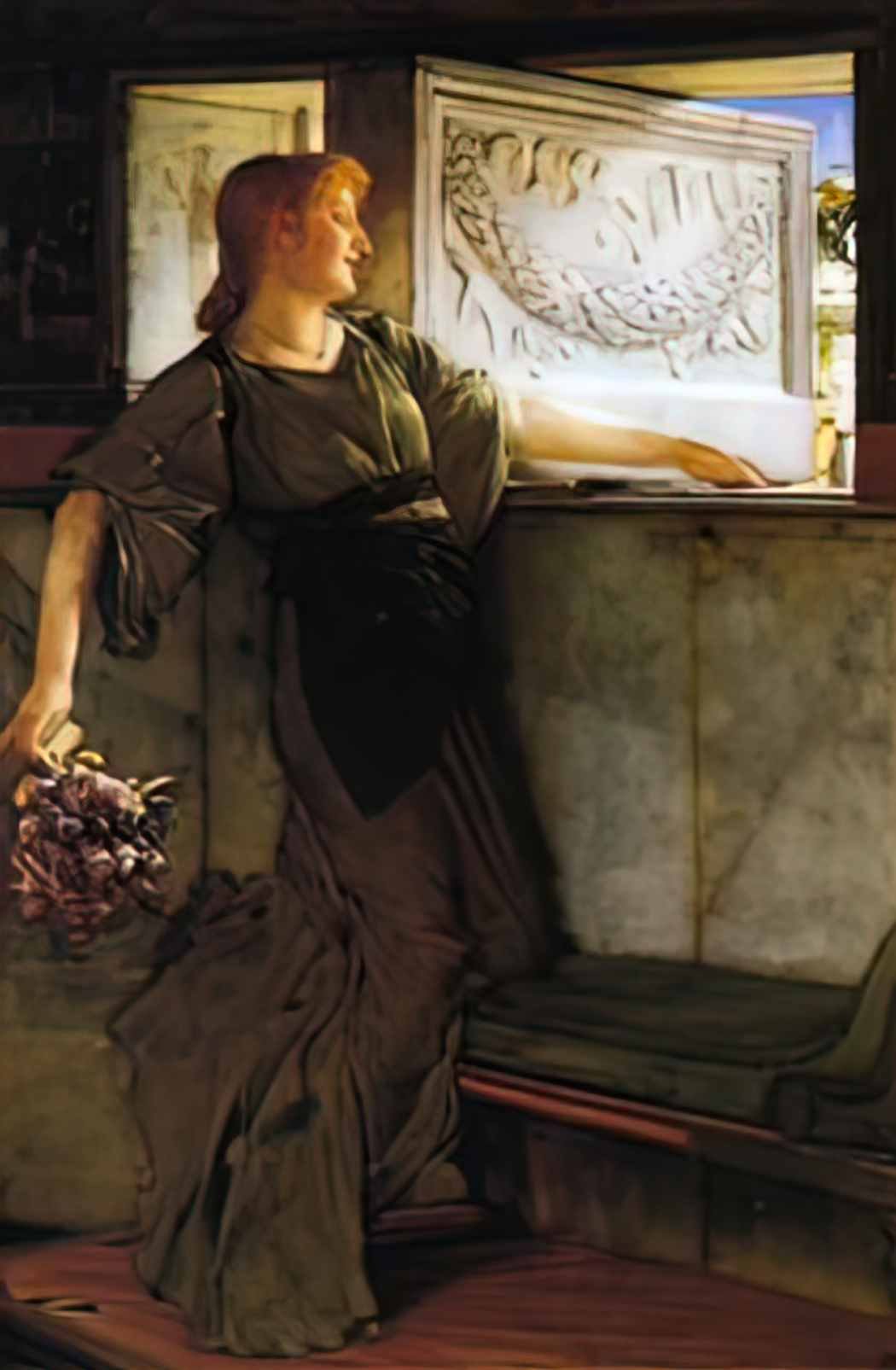 Sir Lawrence Alma Tadema a love missle 1878 Art A4 Photo Print