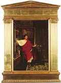 Sir Lawrence Alma Tadema a roman scribe writing dispatches Art A4 Photo Print