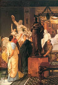 Sir Lawrence Alma Tadema a sculpture gallery 1867 Art A4 Photo Print