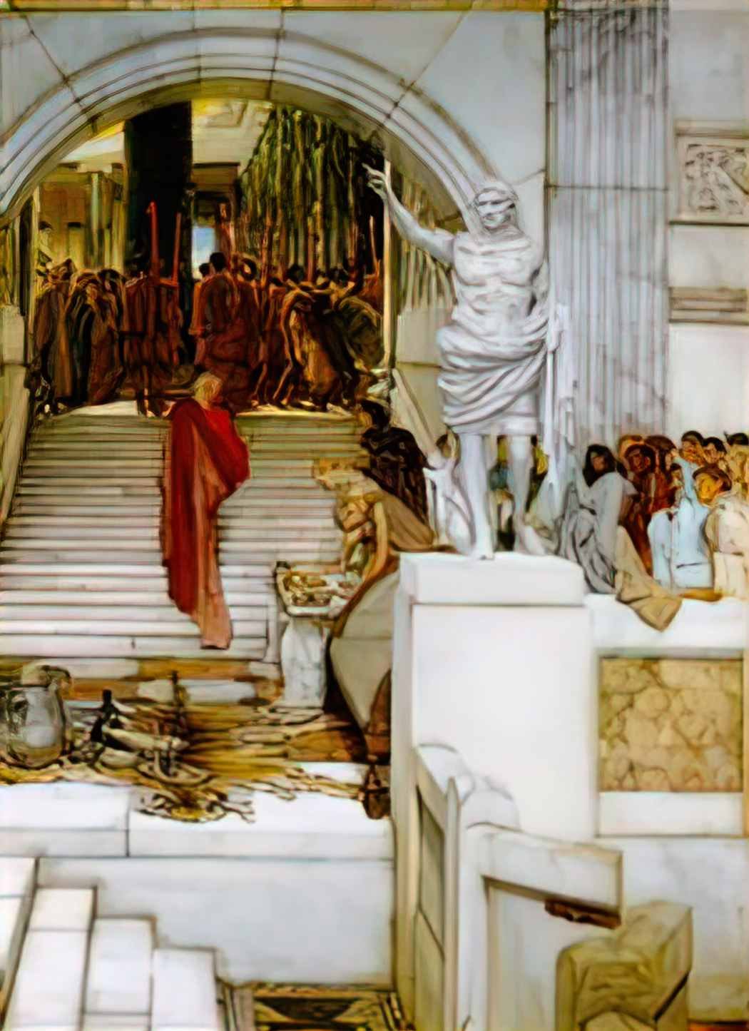Sir Lawrence Alma Tadema after the audience 1879 Art A4 Photo Print