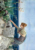 Sir Lawrence Alma Tadema among the ruins 2 A4 Photo Print