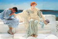 Sir Lawrence Alma Tadema ask me no more 1906 Art A4 Photo Print