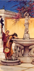 Sir Lawrence Alma Tadema between venus and bacchus 1882 Art A4 Photo Print
