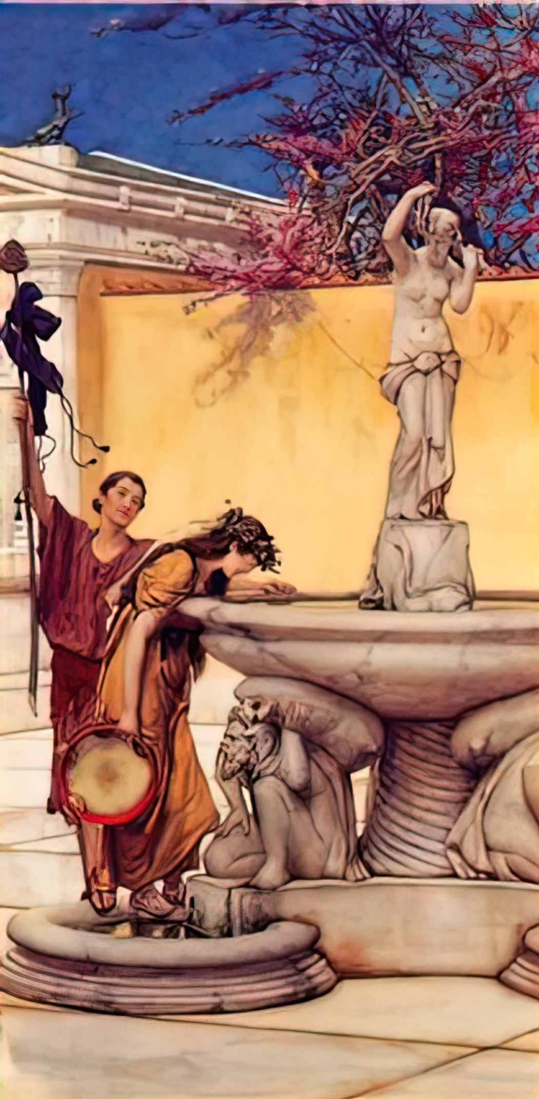Sir Lawrence Alma Tadema between venus and bacchus 1882 Art A4 Photo Print