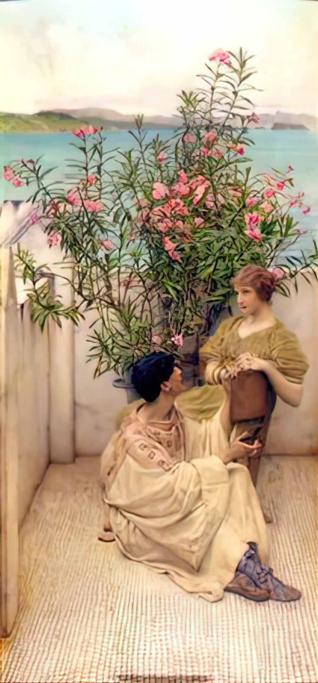 Sir Lawrence Alma Tadema courtship Art A4 Photo Print