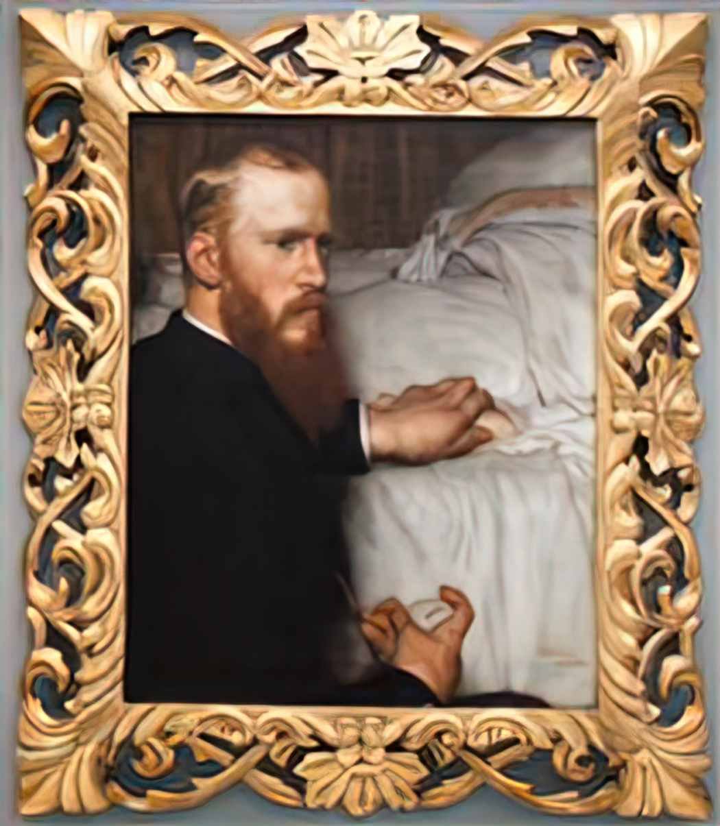 Sir Lawrence Alma Tadema dr washington epps my doctor 1885 Art A4 Photo Print