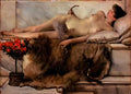 Sir Lawrence Alma Tadema in the tepidarium 1881 Art A4 Photo Print