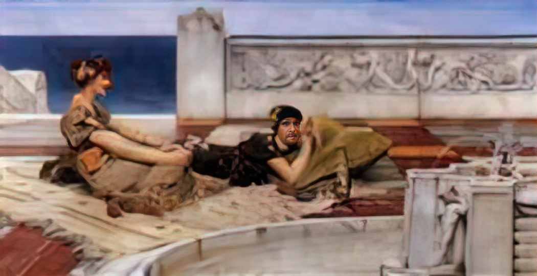Sir Lawrence Alma Tadema loves votaries 1891 Art A4 Photo Print