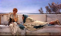 Sir Lawrence Alma Tadema pleading 1876 Art A4 Photo Print