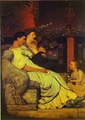 Sir Lawrence Alma Tadema roman family Art A4 Photo Print