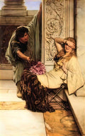 Sir Lawrence Alma Tadema shy Art A4 Photo Print