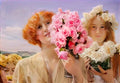 Sir Lawrence Alma Tadema summer offering 1911 Art A4 Photo Print