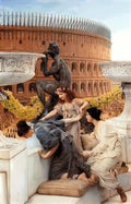 Sir Lawrence Alma Tadema the colosseum 1896 Art A4 Photo Print