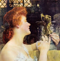 Sir Lawrence Alma Tadema the golden hour 1908 Art A4 Photo Print