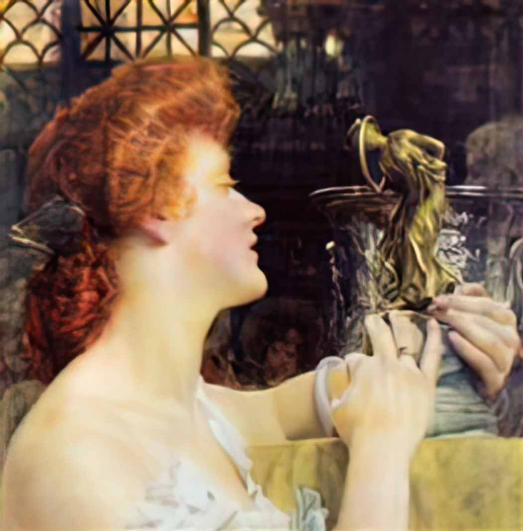 Sir Lawrence Alma Tadema the golden hour 1908 Art A4 Photo Print