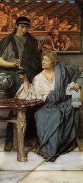 Sir Lawrence Alma Tadema the roman wine tasters 1861 Art A4 Photo Print
