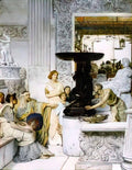Sir Lawrence Alma Tadema the sculpture gallery 1874 Art A4 Photo Print