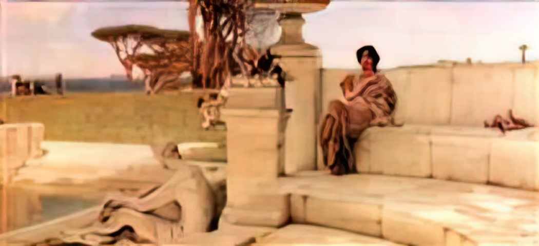 Sir Lawrence Alma Tadema the voice of spring 1910 Art A4 Photo Print