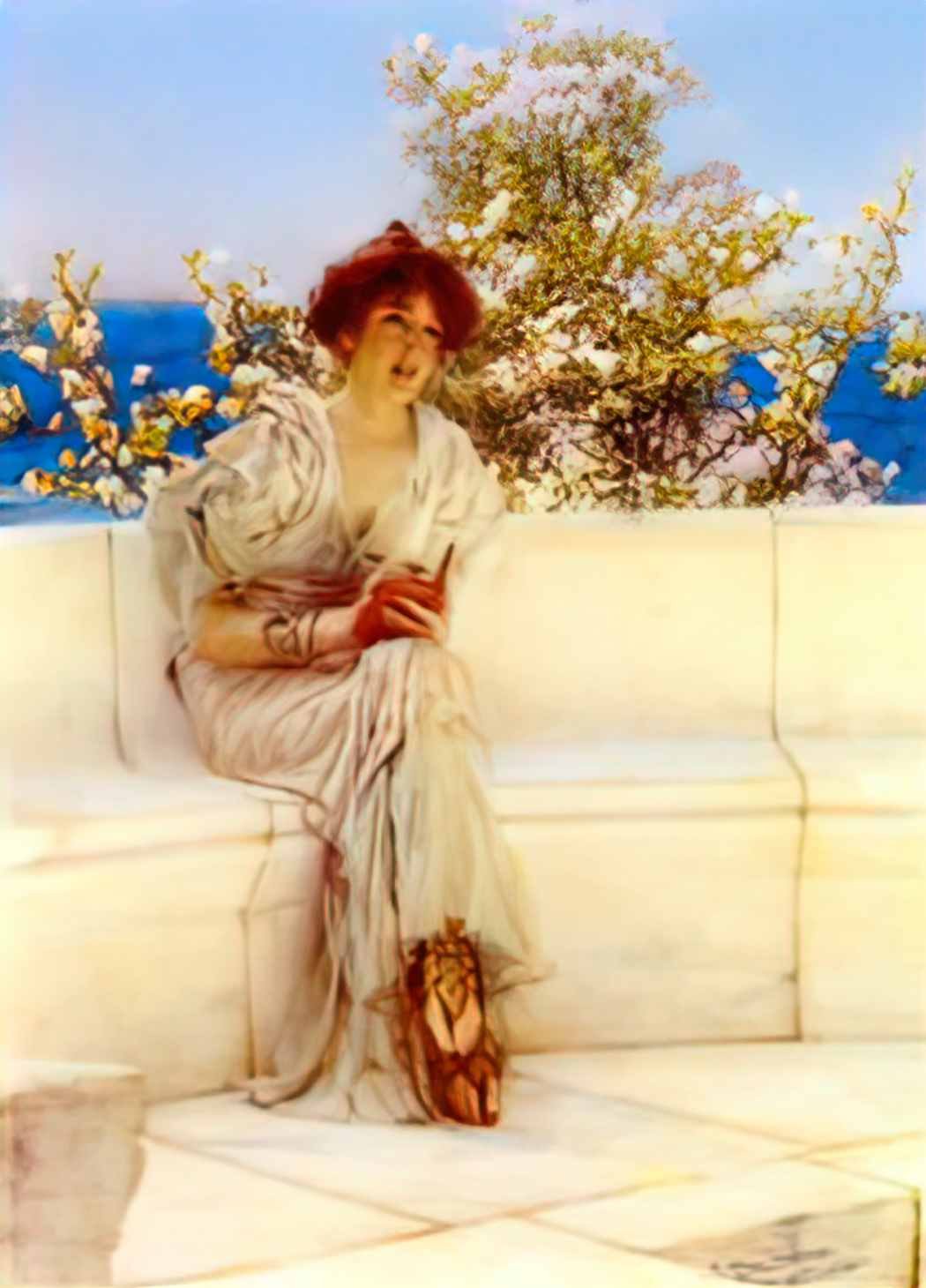 Sir Lawrence Alma Tadema the year s at the spring all s right with th Art A4 Photo Print