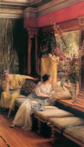 Sir Lawrence Alma Tadema vain courtship 1900 Art A4 Photo Print