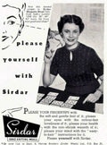 Sirdar Knitting Wools Vintage Retro Advert Poster A4 Photo Print