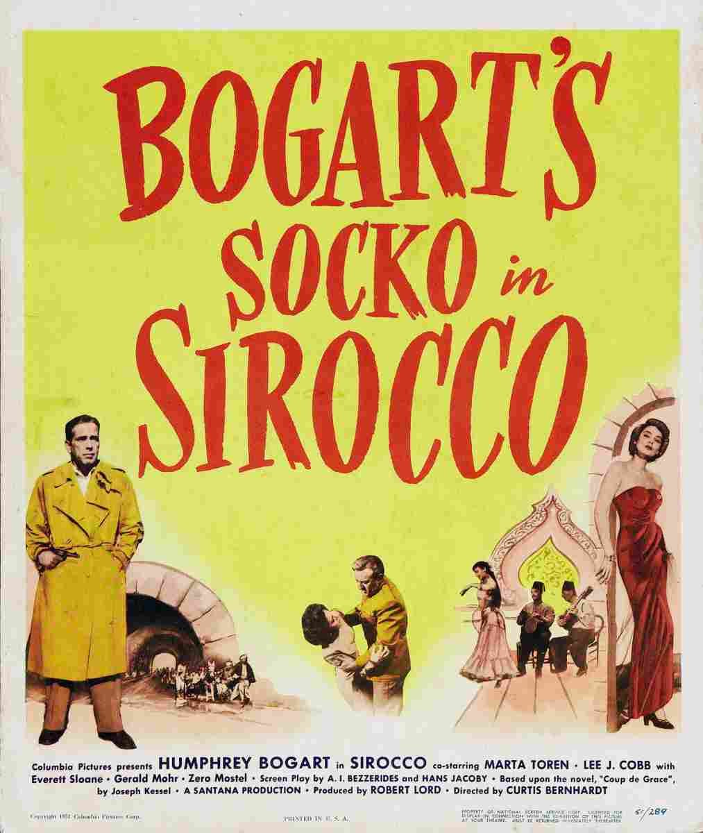 Sirocco 03  film star poster A4 Photo Print