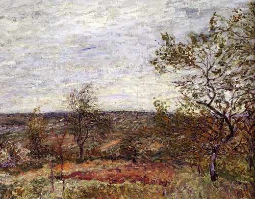 Sisley Alfred Windy Day At Veneux A4 Photo Print
