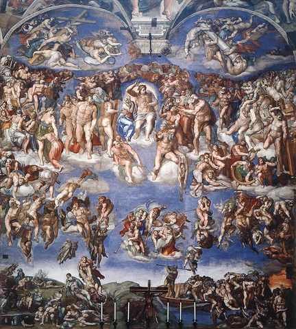 Sistine Chapel Last Judgement Eur A4 Photo Print