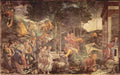 Sistine Chapel The Youth Of Moses Botticelli A4 Photo Print