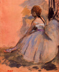 Sitting Dancer With Extended Left Leg Degas A4 Photo Print