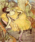 Sitting Dancer With The Right Leg Up Degas A4 Photo Print