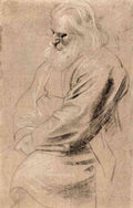 Sitting Greis Rubens A4 Photo Print