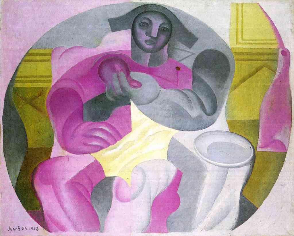 Sitting Harlequan Juan Gris Abstract Art A4 Photo Print