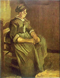 Sitting Van Gogh A4 Photo Print