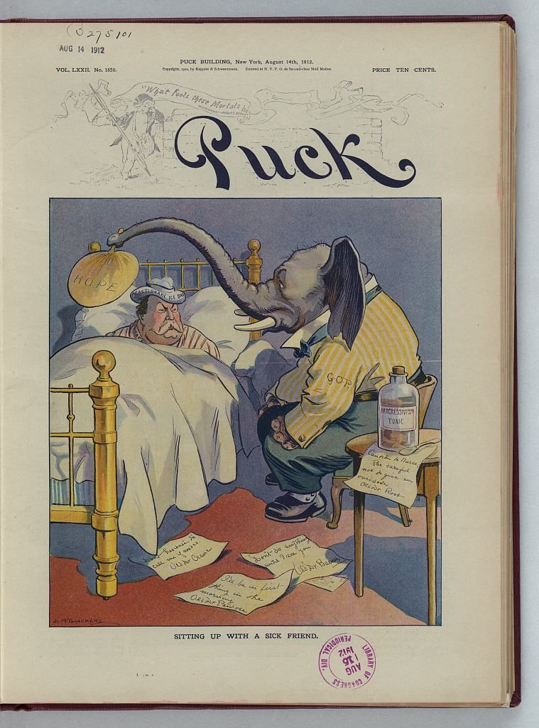 Sitting up with a sick friend PUCK A4 Photo Print