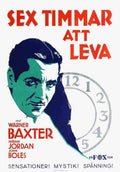 Six Hours to Live 01  film star poster A4 Photo Print