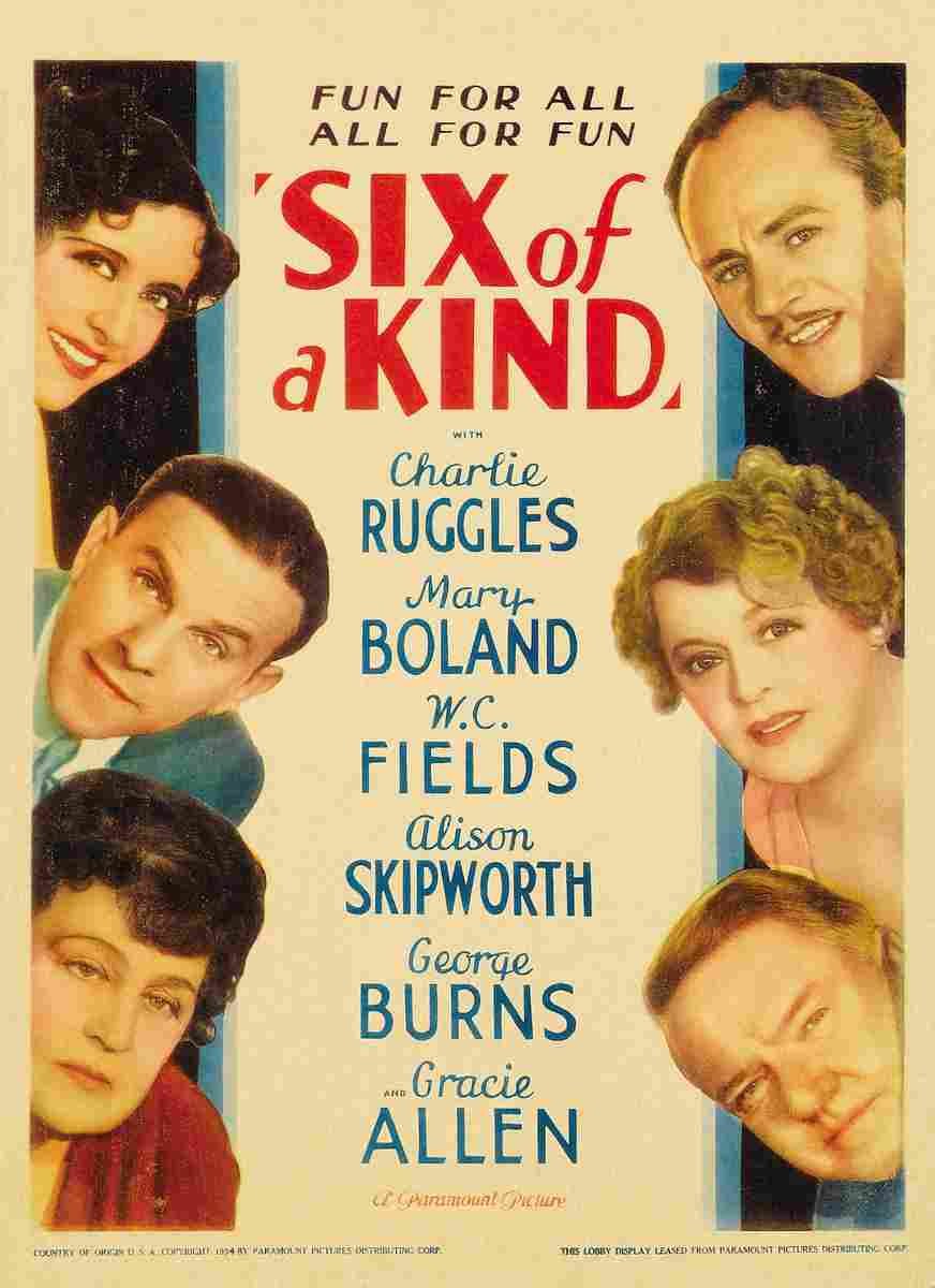 Six of a Kind 01  film star poster A4 Photo Print