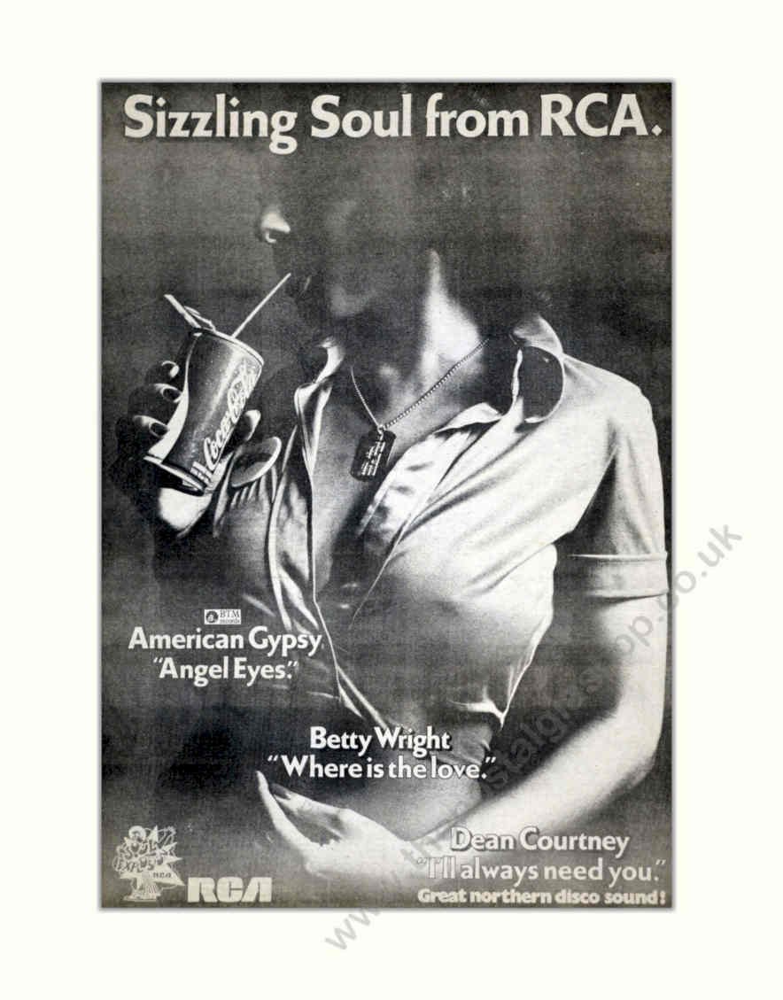 Sizzling Soul Wright Vintage Retro Advert Poster A4 Photo Print